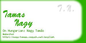 tamas nagy business card